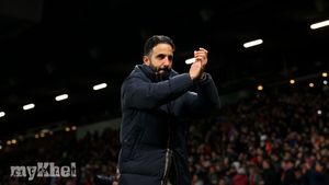 Ruben Amorim Celebrates Special Welcome From Manchester United Fans After Comeback Victory At Old Trafford