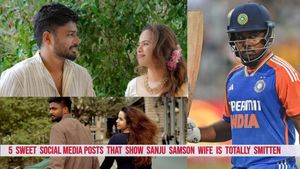 5 Sweet Social Media Moments That Prove Sanju Samson’s Wife is Madly in Love with The Cricketer