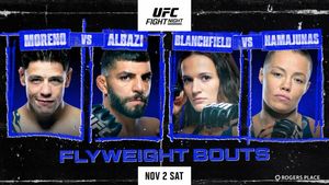 UFC Edmonton 2024: Moreno vs. Albazi Fight Card, Date, Start Time in India, Telecast & Live Streaming Info
