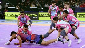 PKL 2024 Results on November 28: UP Yoddhas Edge Jaipur Pink Panthers, Telugu Titans Dominate U Mumba