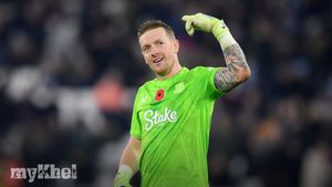 Jordan Pickford's Heroics Help Everton Secure Point In Goalless Draw Against West Ham