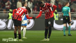 AC Milan Dominates Sassuolo 6-1 With Chukwueze's Brace In Coppa Italia Match