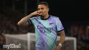 Arsenal Triumphs Over Crystal Palace With 5-1 Victory Led By Gabriel Jesus