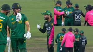 Watch: Babar Azam Takes Lead to Pacify Argument as Mohammad Rizwan loses temper in heated fight with South Africans