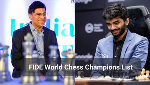 FIDE World Champions List: From Viswanathan Anand to Gukesh D – Meet The World Chess Championship Winners