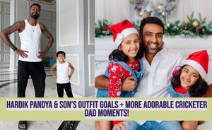 Hardik Pandya & Son’s Recent Matching Outfit Breaks Internet! Check Out More Adorable Indian Cricketer Dad Moments