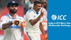 India in ICC Men's Test All-Rounder Rankings: Ravindra Jadeja Tops, Ravichandran Ashwin in Top 3
