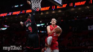 Miami Heat Triumph Over Toronto Raptors For Fourth Straight Win In NBA Season