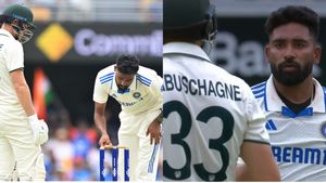 IND vs AUS, 3rd Test : Mohammed Siraj-Marnus Labuschagne Engage In Hilarious Bails-Exchange Battle- WATCH