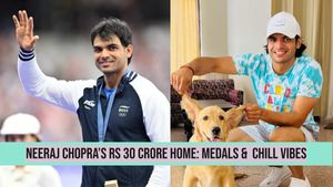 Neeraj Chopra's Rs 30 Crore Luxury Bungalow: A 3-Storey Oasis with Olympic Trophies and Latest Amenities - Check Out!