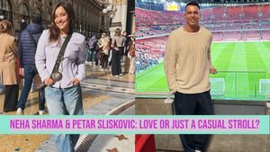 Youngistaan Fame Neha Sharma Spotted with Footballer Petar Sliskovic: Romance or Just a Stroll? Fans Are Eager for Answers
