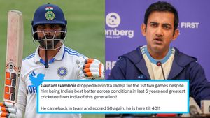 India vs Australia: 'Saviour' Ravindra Jadeja wins hearts but Gautam Gambhir receives flak from fans for ignoring selection