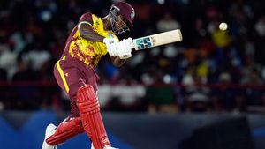 WI vs BAN 1st ODI: Sherfane Rutherford Maiden Century Helps West Indies Pull Off Big Chase Against Bangladesh