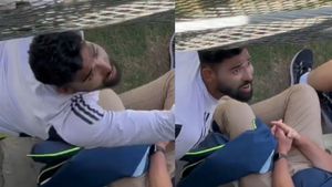 IND vs AUS: Mohammed Siraj throws Ball to young Fan after Practice - Watch