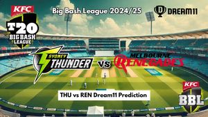 THU vs REN Dream11 Prediction, BBL 14: Sydney Thunder vs Melbourne Renegades Fantasy XI, Captain & Vice-Captain Choices