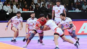 PKL 2024 Result: UP Yoddhas Thrash Gujarat Giants to Enter Race For Top Two Finish