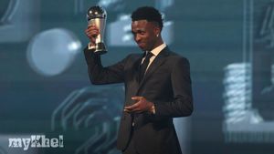 Vinicius Junior Secures The Best FIFA Men's Player Award After Ballon D'Or Snub