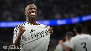 Vinicius Junior Celebrates Recognition As The Best FIFA Men's Player For 2024