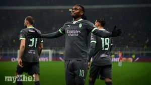 AC Milan Defeats Girona 1-0 As Rafael Leao Scores To Secure Top Eight Position