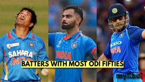 Batters With Most Fifties in ODI History: Sachin Tendulkar Tops List; Virat Kohli, MS Dhoni Come in Top 10
