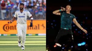 Jasprit Bumrah Honored by Coldplay Lead Chris Martin with Special Song at Ahmedabad Concert