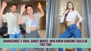 Check Out These Dhanashree Verma Viral Dance Moves: Shaking It with Shreyas Iyer, Shikhar Dhawan, and More
