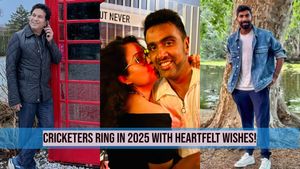 Cricketers Ring in 2025 with Heartfelt Wishes & Hilarious Moments