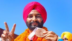 Paralympian Harvinder Singh honoured with Padma Shri Award