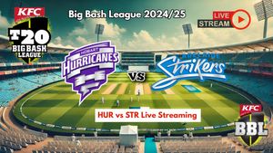 HUR vs STR Live Streaming, BBL: How to Watch Hobart Hurricanes vs Adelaide Strikers in India & Other Countries?