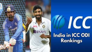 India in ICC Men’s ODI Rankings: KL Rahul Rises in Batting Rankings; Jasprit Bumrah, Mohammed Shami Move in Bowlers List