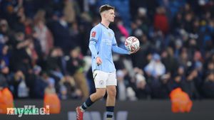 James McAtee Celebrates First Senior Hat-Trick In Manchester City's 8-0 Win Against Salford City