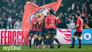 Lille Secures Comeback Win Over Nice To Rise To Third Place In Ligue 1