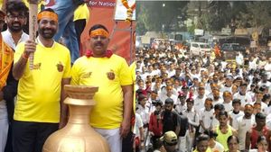 Shri Kaupineshwar Trust and ABVP Host “Run for Nation” in Thane on the occasion of youth day