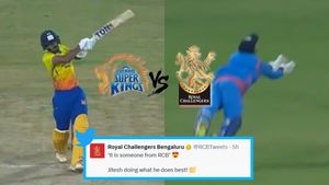 IPL 2025: RCB Take Dig at CSK Captain Ruturaj Gaikwad Following Jitesh Sharma's Spectacular Catch