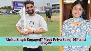 Rinku Singh Gets Engaged? Meet Priya Saroj, MP, Lawyer, and Entrepreneur with a Net Worth of ₹11.3 Lakh rumored to be his Fiancee