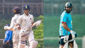 Rohit Sharma falls Cheaply at Ranji Trophy Return - Shubman Gill, Yashasvi Jaiswal follow suit