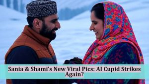 Fact Check : Sania Mirza & Mohammed Shami's Viral Kashmir Pics - AI Playing Cupid Again?