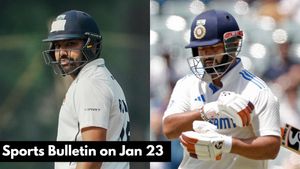 Sports Bulletin on January 23: Rohit Sharma and Indian batting stars flop in Ranji Trophy, Ravindra Jadeja takes fifer for Saurashtra