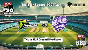 THU vs HUR Dream11 Prediction, BBL: Sydney Thunder vs Hobart Hurricanes Fantasy XI, Captain & Vice-Captain Choices