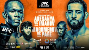 UFC Saudi Arabia 2025: Adesanya vs. Imavov Fight Card, Date, Start Time, Telecast & Live Streaming in India
