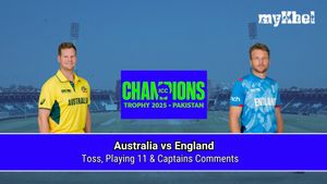 AUS vs ENG Champions Trophy 2025: Australia vs England Toss & Playing 11 – Steve Smith Opts to Bowl in Lahore