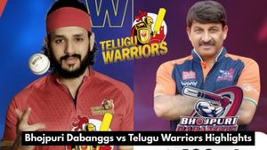 CCL 2025, Bhojpuri Dabanggs vs Telugu Warriors Highlights: Telugu Warriors won by 7 runs