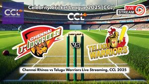 Chennai Rhinos Vs Telugu Warriors Live Streaming, CCL 2025: How to Watch Celebrity Cricket League Live Telecast on TV and Online?