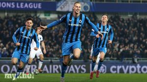 Club Brugge Takes Narrow 2-1 Lead Against Atalanta After Gustaf Nilsson's Late Penalty