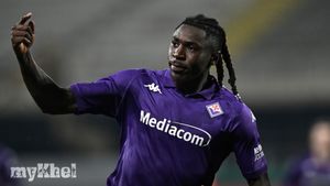 Fiorentina Defeats Inter 3-0 As Moise Kean Scores Twice In Serie A Clash