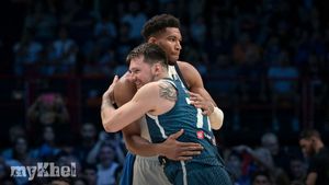 Giannis Antetokounmpo Reveals He Thought Luka Doncic's Lakers Trade Was Fake News