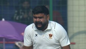 How has 'Gold-dust' Himangshu Sangwan performed in Ranji Trophy this season?