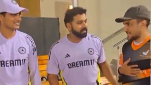 'You are trying to break my foot': India captain Rohit Sharma to Net Bowler in Dubai - Watch