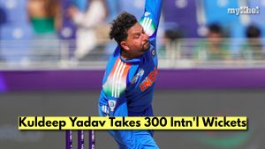India vs Pakistan, Champions Trophy 2025: Kuldeep Yadav Joins Elite Club with 300 International Wickets After Dismissing Salman Agha