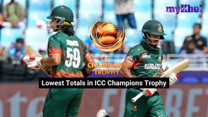 Champions Trophy 2025: What is the Lowest Team Score in ICC Champions Trophy?
